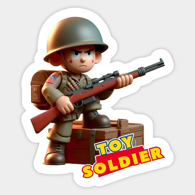 Toy Soldier Sticker by Rawlifegraphic